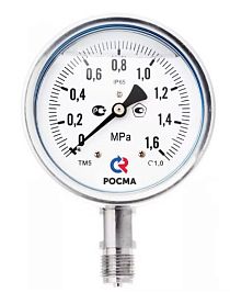 Манометр ТМ-521Р.00(0-0,16MPa)M20x1,5.1,0.Б